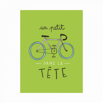 Affiche un petit velo dans...