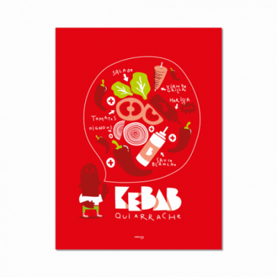 Affiche Kebab qui arrache