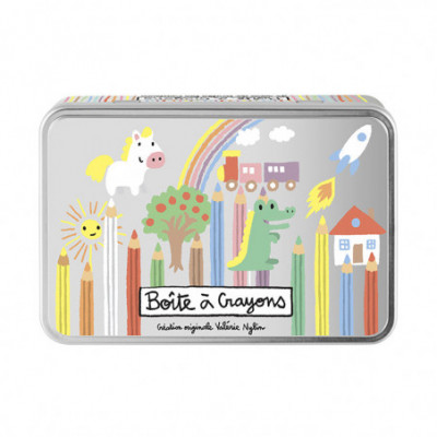 Boite à crayons de couleur