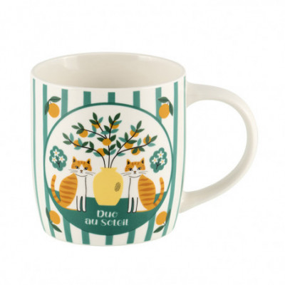 Mug Chats duo au soleil