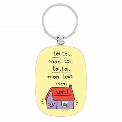 Porte-clés Toi toi mon toit