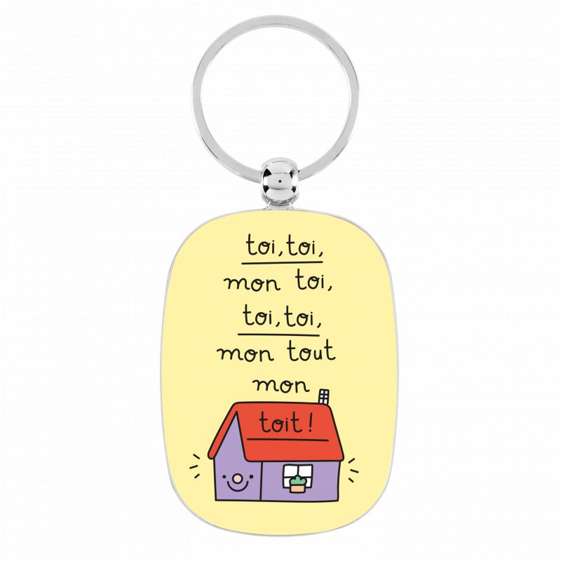 Porte-clés Toi toi mon toit