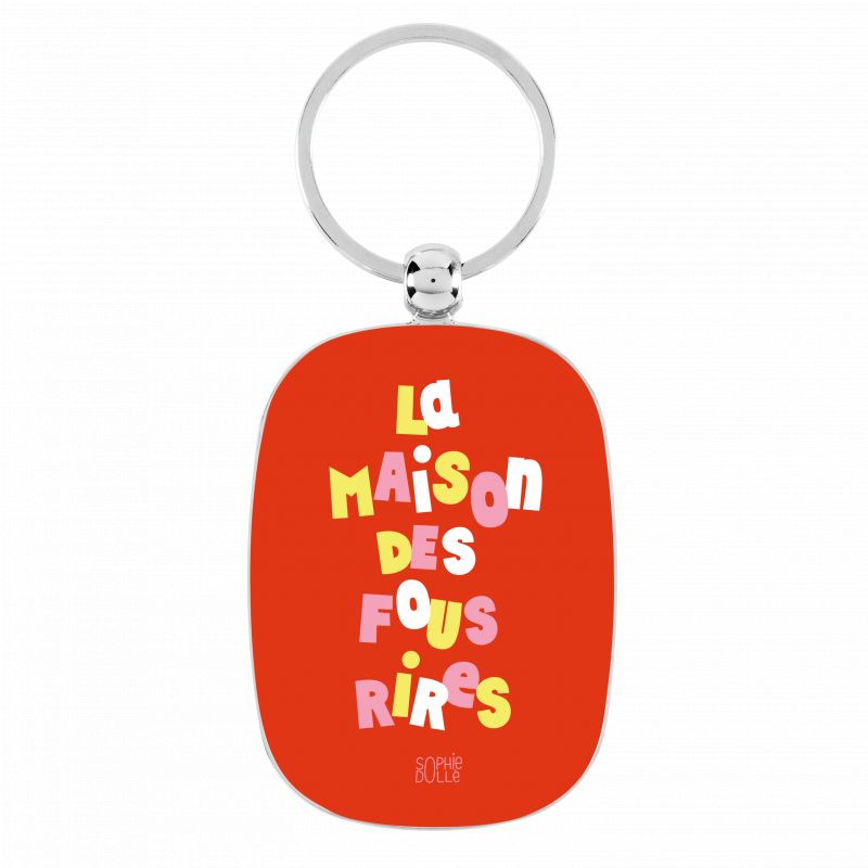 Porte-clés La maison des fous rires