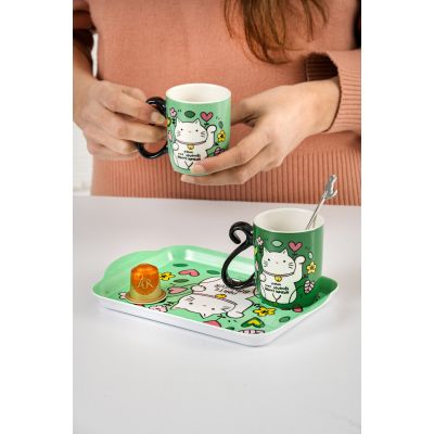 Set 2 mini Chat bonheur