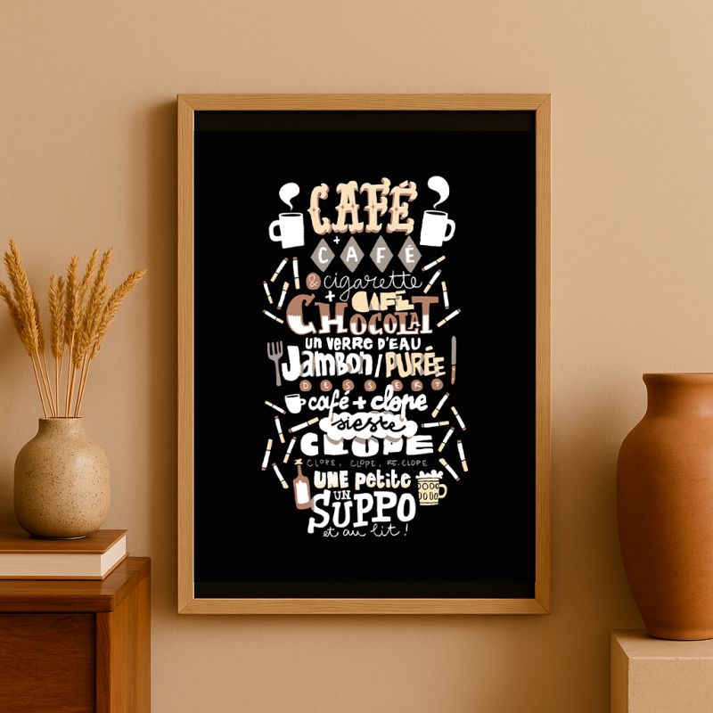 Affiche routine