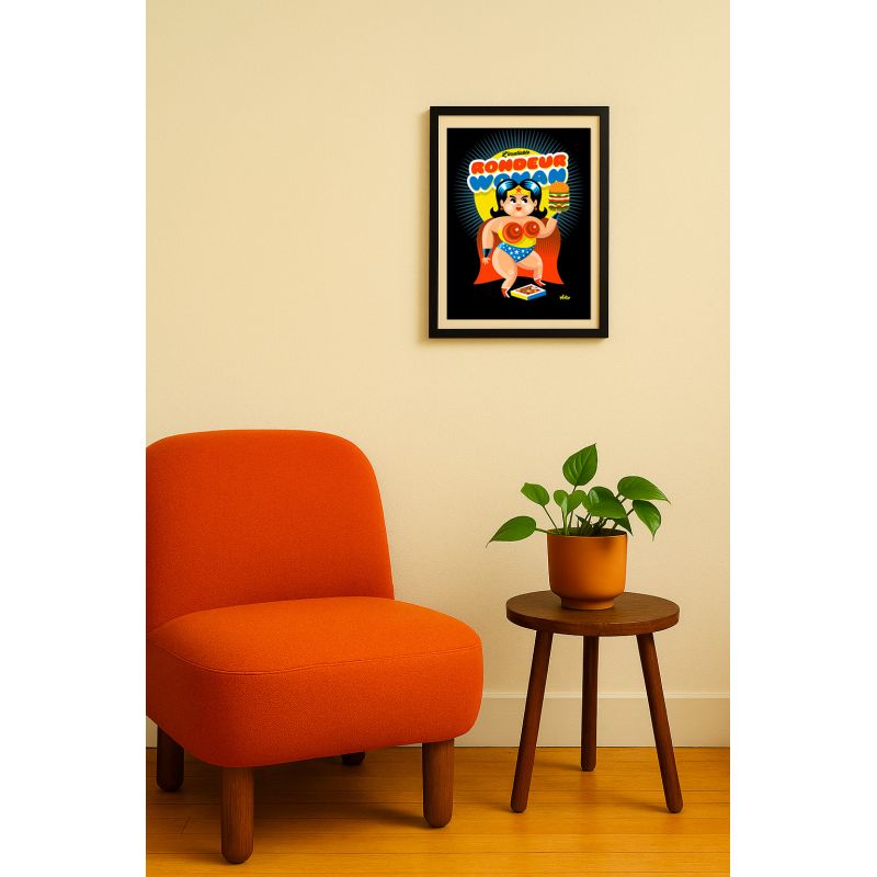 Affiche rondeur woman
