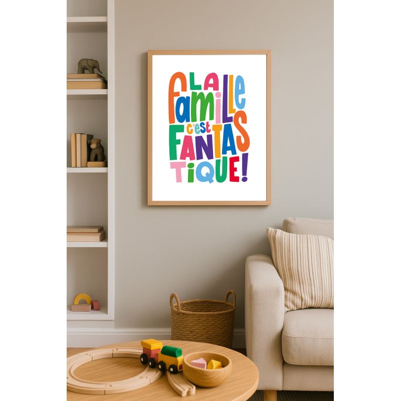 Affiche la famille c'est fantastique