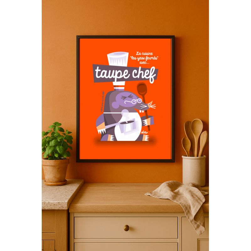 Affiche taupe chef