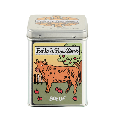 Boite à bouillon boeuf vintage