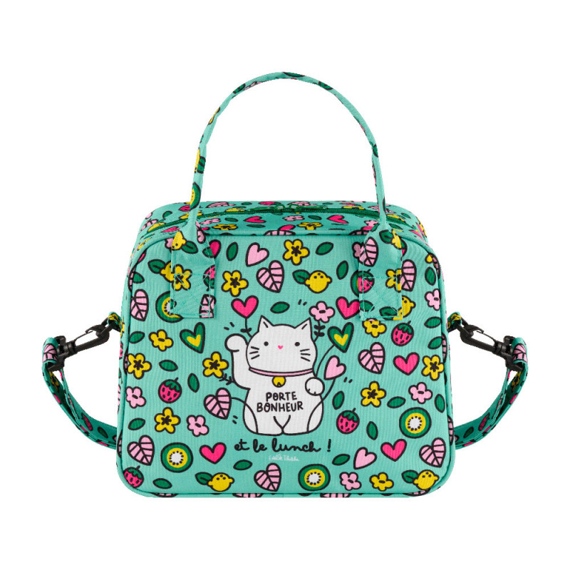 Sac isotherme (+ bandoulière) Chat bonheur