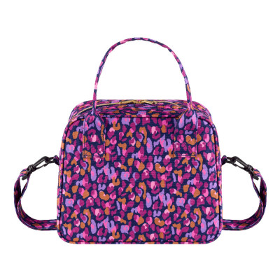 Sac isotherme (+ bandoulière) Léopard prune