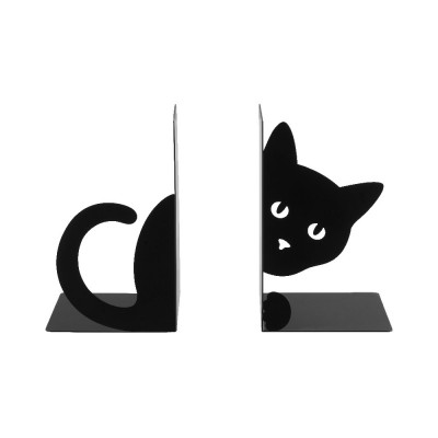 Serre-livre Chat caché