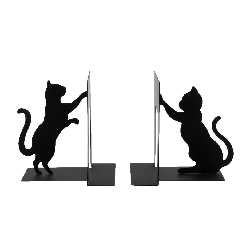 Serre-livre Chat joueur