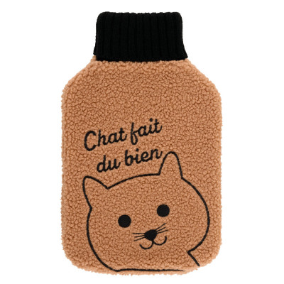 Bouillotte Chat fait du bien