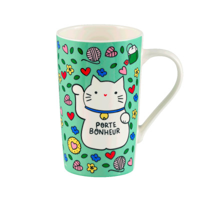 Mug (+ boite) Chat bonheur