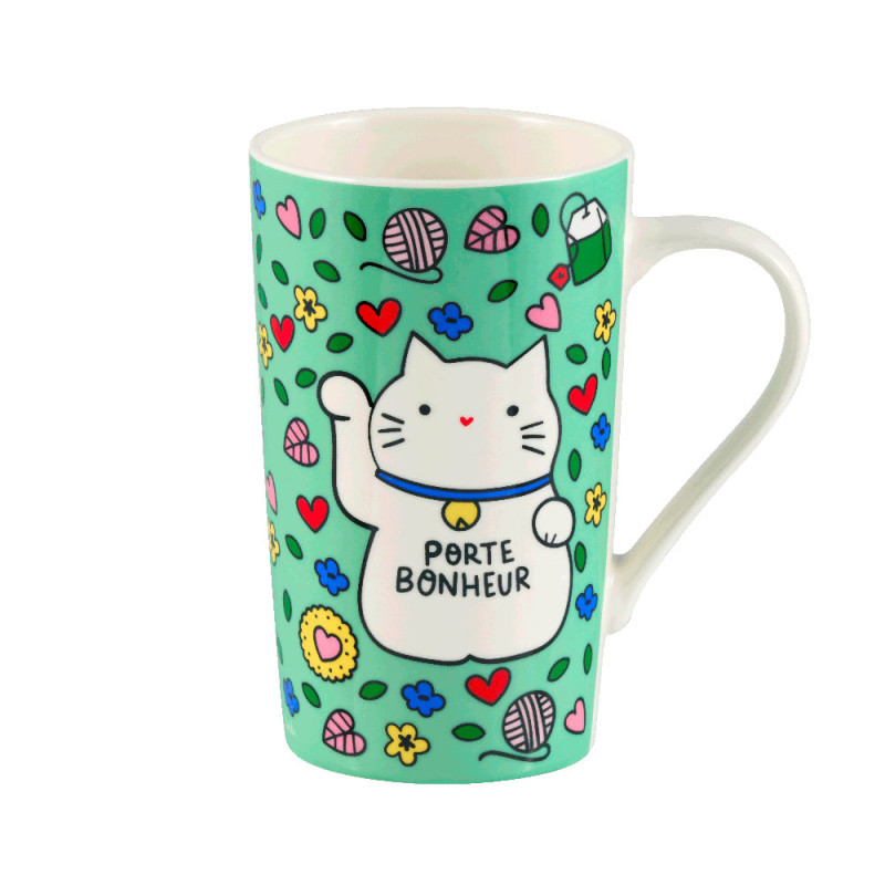 Mug (+ boite) Chat bonheur