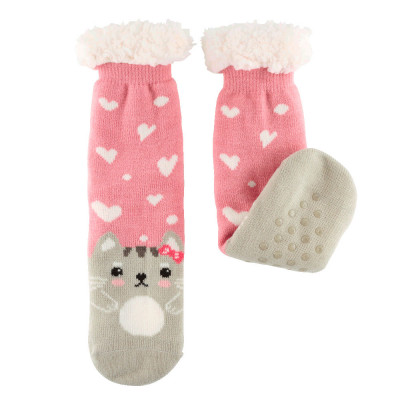 Chaussette Chat coeur