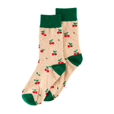 Chaussette l'ombre d'un cerisier