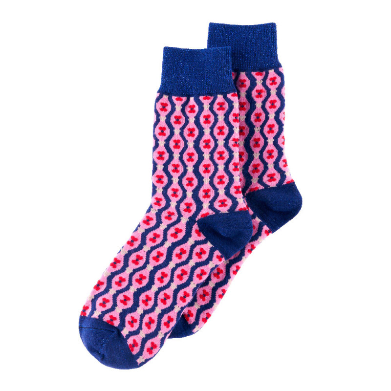Chaussette coeur à coeur