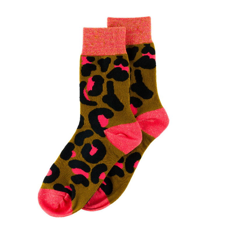 Chaussette Sauvage rose