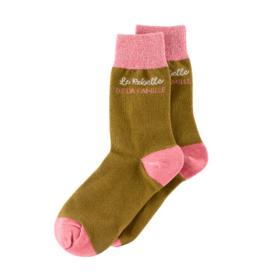 Chaussette La rebelle de la famillle
