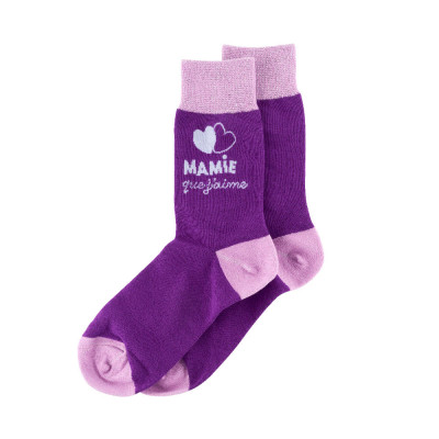 Chaussette Mamie que j'aime