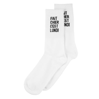 Chaussette Fais chier c'est lundi