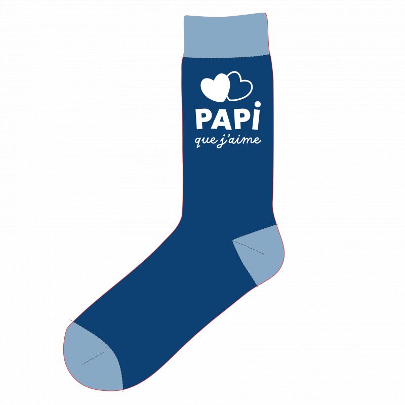Chaussette Papi que j'aime