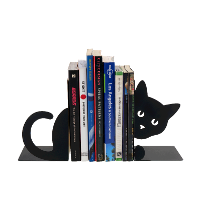 Serre-livre Chat caché