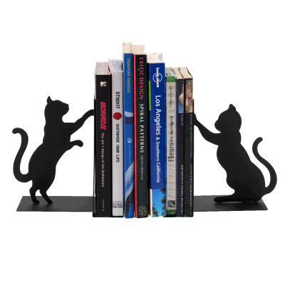 Serre-livre Chat joueur