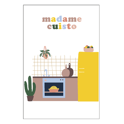 Idées Cadeaux Carte double (+ enveloppe) Madame cuisto P100-P230205-BISOL-18