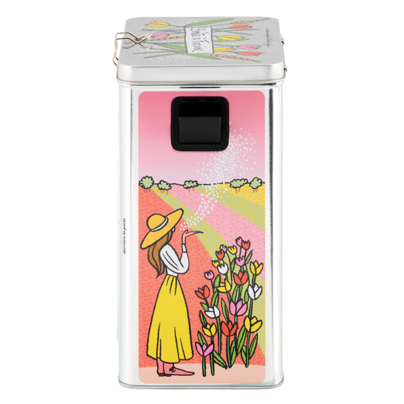 Boite à fenêtre Farine (+ bec verseur) Tulipes