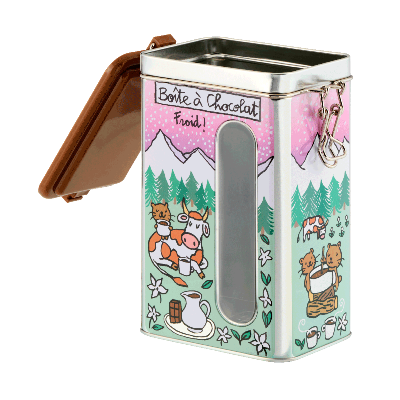 Boite à fenêtre (hermétique) Cacao Marmottes