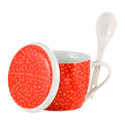 Bol à soupe (+couvercle) Alphabet