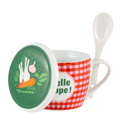 Bol à soupe (+couvercle) Quelle soupe