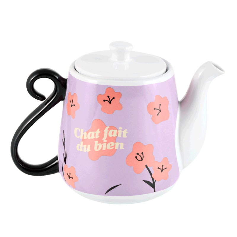 Théière Chat va bien